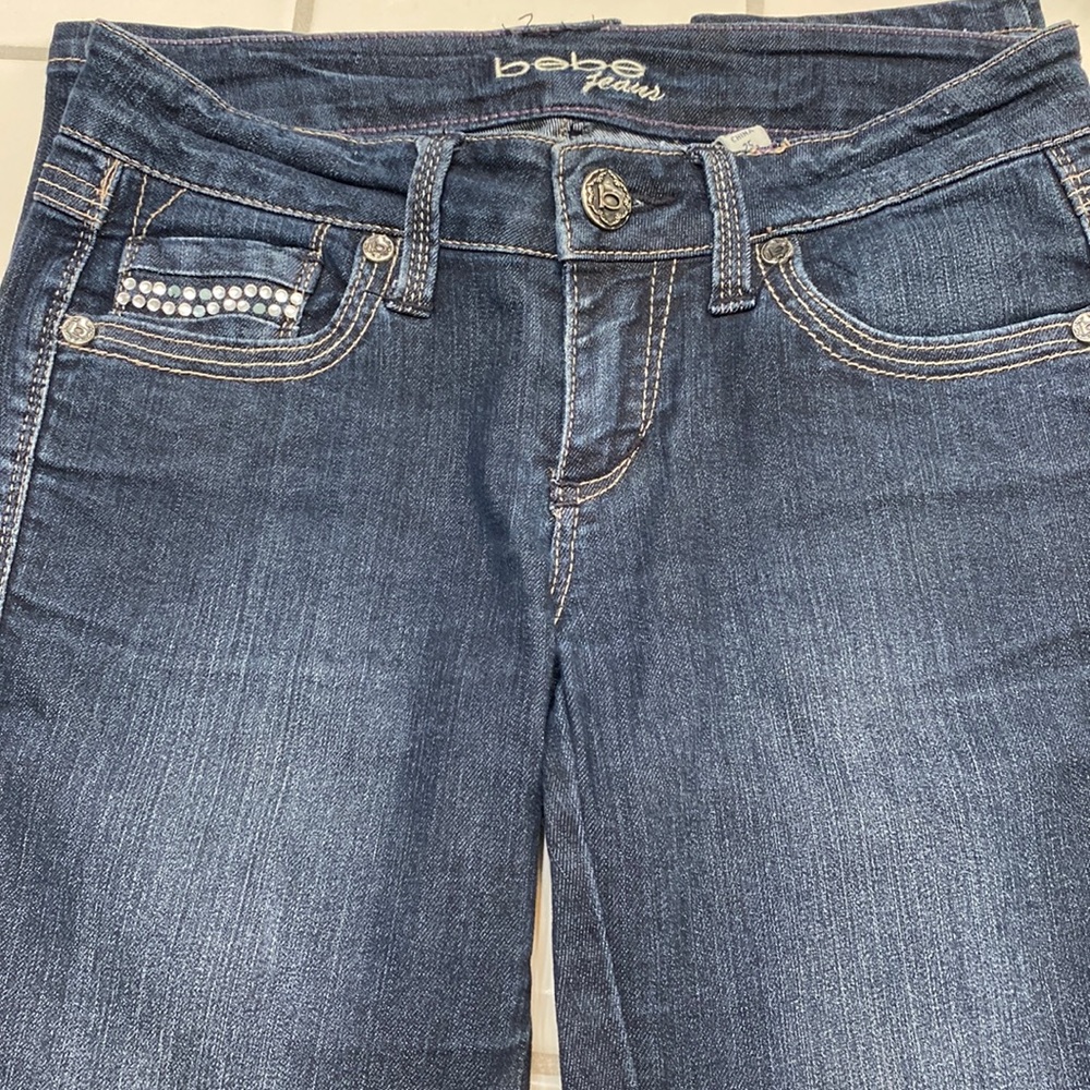 Bebe skinny jeans dark demi